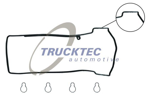 TRUCKTEC AUTOMOTIVE Blīvju komplekts, Motora bloka galvas vāks 02.10.119